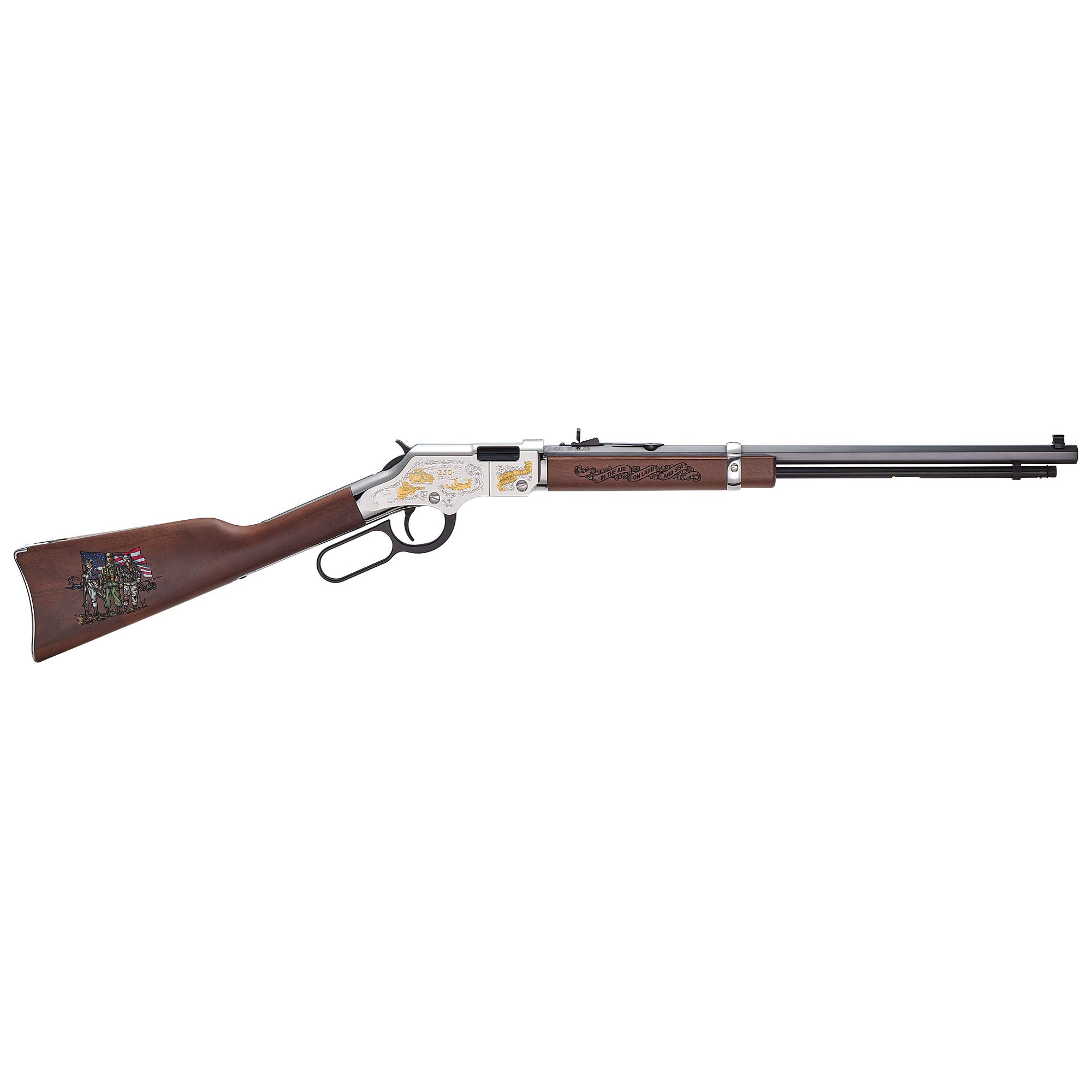 HENRY H4 SPIRIT OF THE CORPS 250TH ANNIVERSARY 2ND EDITION RIFLE .22 S/L/LR 16 LR / 18 L / 23 S 20"